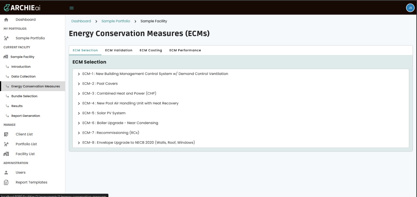 Field data management dashboard