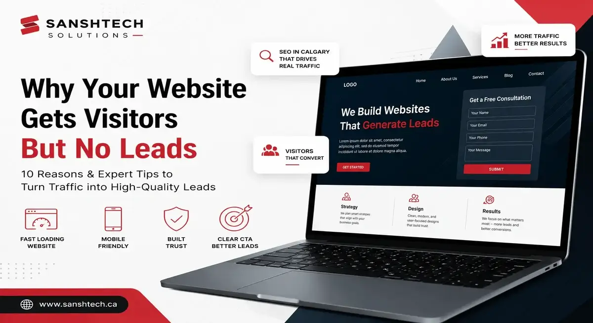 web development to generate leads