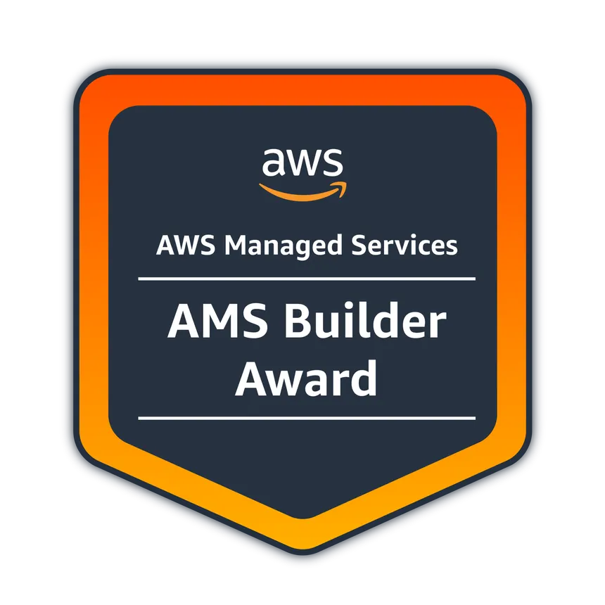 AWS Managed Services AMS Builder Award badge